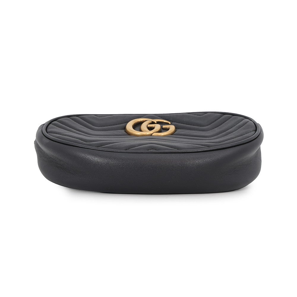 グッチ ボディバッグ GGマーモント レザー 491294 GUCCI ベルトバッグ