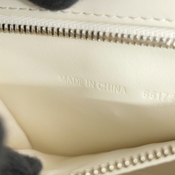 バレンシアガ ハンドバッグ スニーカーヘッド トップハンドル メッシュ レザー 661723 BALENCIAGA 2way 白