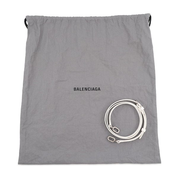 バレンシアガ ハンドバッグ スニーカーヘッド トップハンドル メッシュ レザー 661723 BALENCIAGA 2way 白
