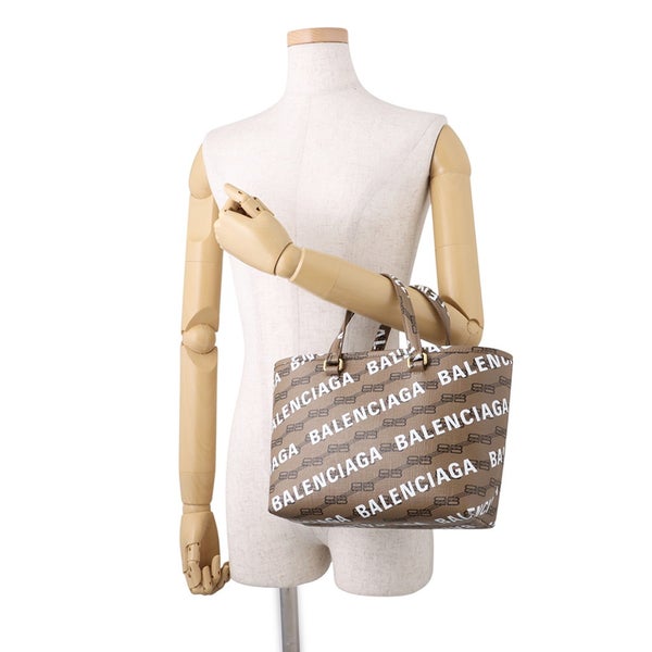 バレンシアガ ハンドバッグ シグネチャー BBモノグラム スモール PVC 702699 BALENCIAGA