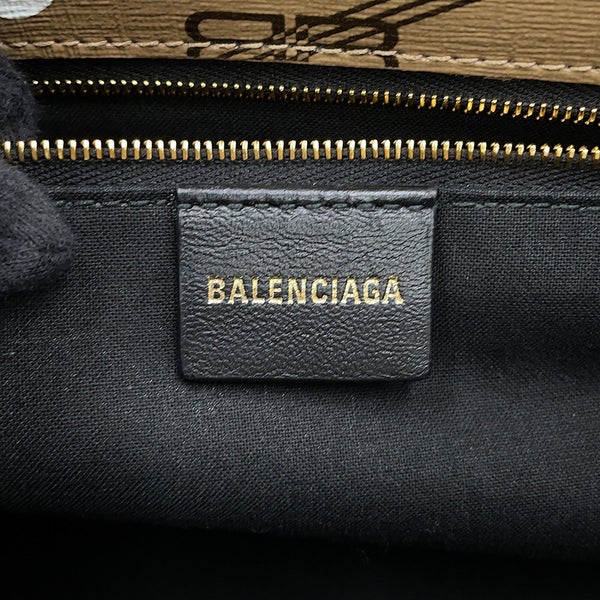 バレンシアガ ハンドバッグ シグネチャー BBモノグラム スモール PVC 702699 BALENCIAGA