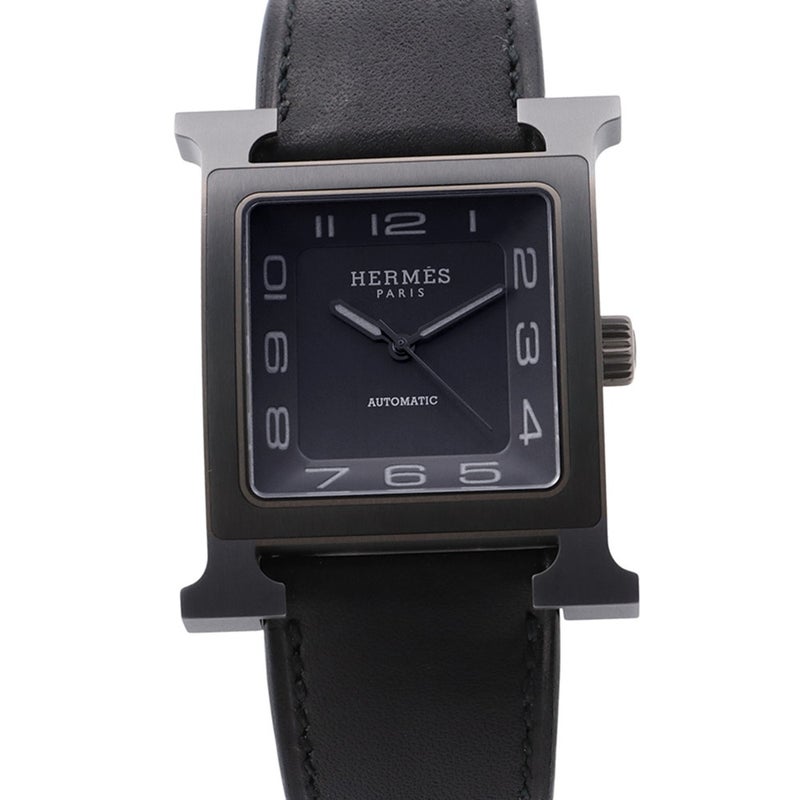 エルメス Hウォッチ ラージサイズ HH5.841/W054131WW HERMES 腕時計 グレー文字盤