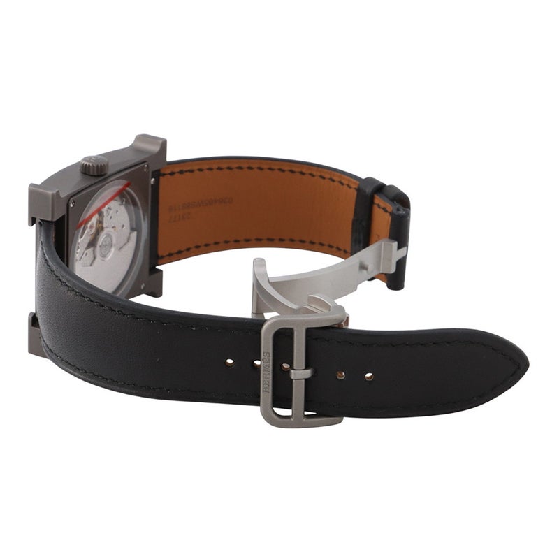 エルメス Hウォッチ ラージサイズ HH5.841/W054131WW HERMES 腕時計 グレー文字盤