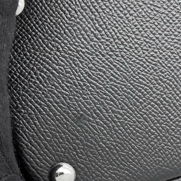 エルメス ハンドバッグ ボリード27 ブラック/シルバー金具 エプソン □Q刻印 HERMES Bolide 2wayショルダーバッグ 黒