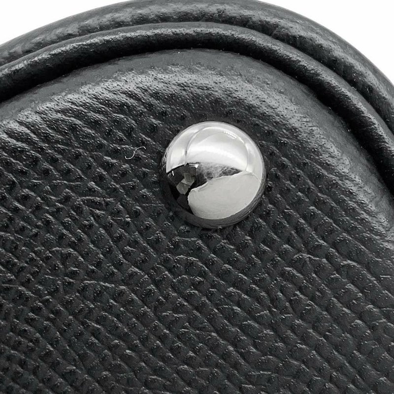 エルメス ハンドバッグ ボリード27 ブラック/シルバー金具 エプソン □Q刻印 HERMES Bolide 2wayショルダーバッグ 黒