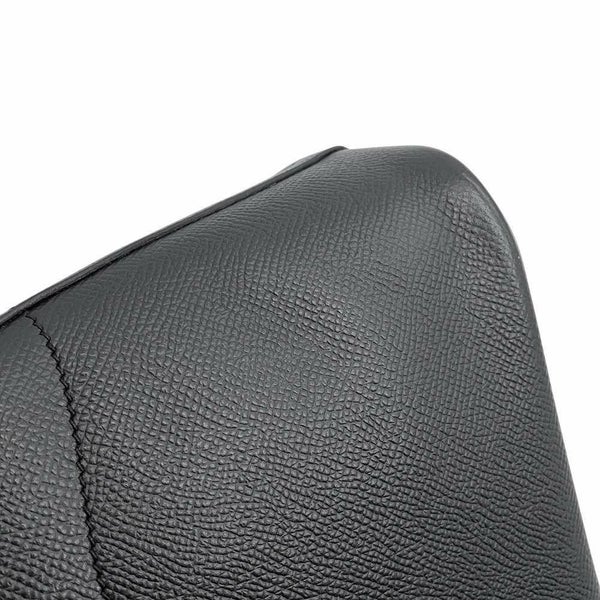 エルメス ハンドバッグ ボリード27 ブラック/シルバー金具 エプソン □Q刻印 HERMES Bolide 2wayショルダーバッグ 黒