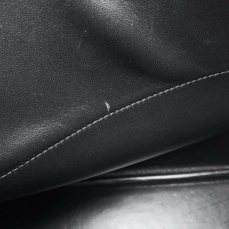 エルメス ハンドバッグ ボリード27 ブラック/シルバー金具 エプソン □Q刻印 HERMES Bolide 2wayショルダーバッグ 黒