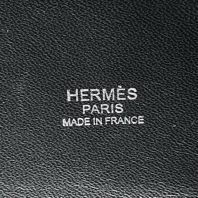 エルメス ハンドバッグ ボリード27 ブラック/シルバー金具 エプソン □Q刻印 HERMES Bolide 2wayショルダーバッグ 黒
