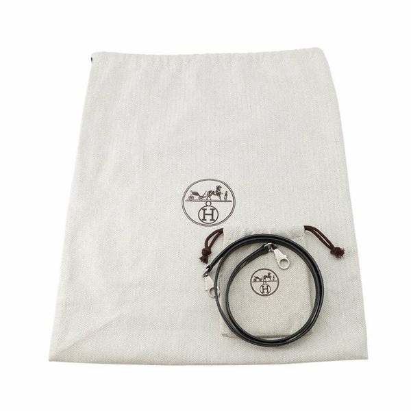 エルメス ハンドバッグ ボリード27 ブラック/シルバー金具 エプソン □Q刻印 HERMES Bolide 2wayショルダーバッグ 黒