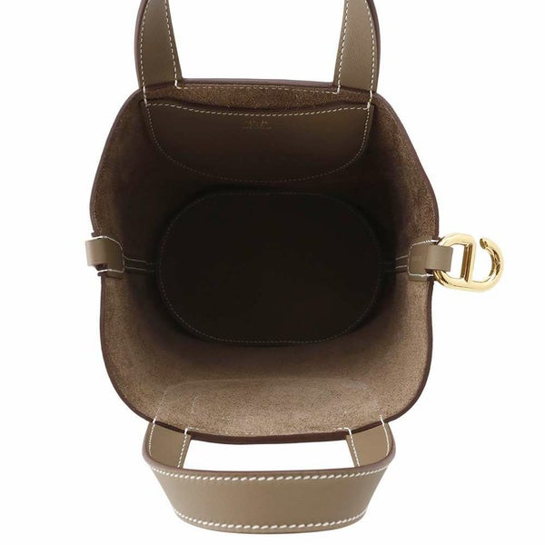 エルメス トートバッグ インザループ 18 エトゥープ/ゴールド金具 トリヨンクレマンス/スイフト W刻印