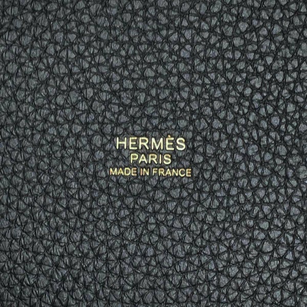 エルメス ハンドバッグ ピコタンロックPM ブラック/ゴールド金具 トリヨンクレマンス K刻印 HERMES トートバッグ 黒