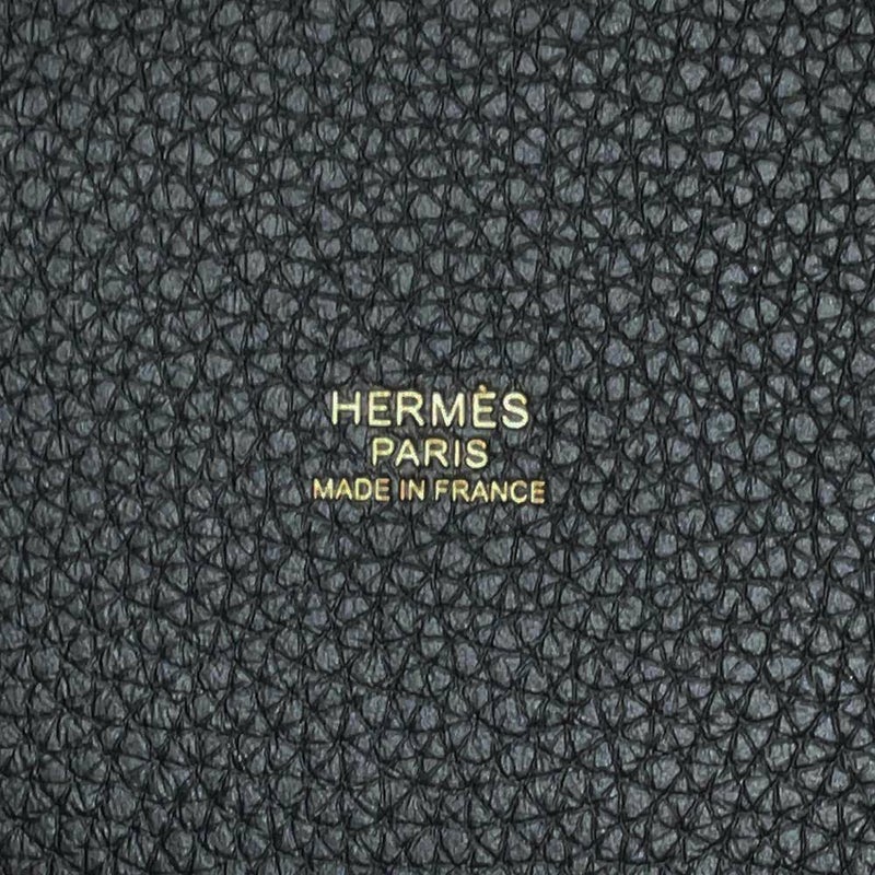 エルメス ハンドバッグ ピコタンロックPM ブラック/ゴールド金具 トリヨンクレマンス K刻印 HERMES トートバッグ 黒