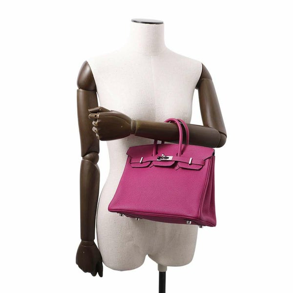 エルメス バーキン25 ローズパープル/シルバー金具 トゴ C刻印 HERMES Birkin ハンドバッグ