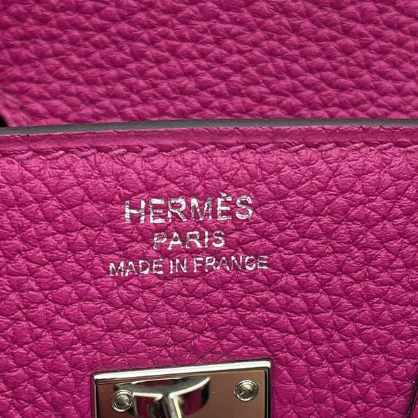 エルメス バーキン25 ローズパープル/シルバー金具 トゴ C刻印 HERMES Birkin ハンドバッグ