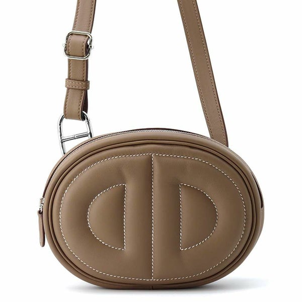 エルメス ウエストバッグ イン・ザ・ループ エトゥープ/シルバー金具 スイフト W刻印