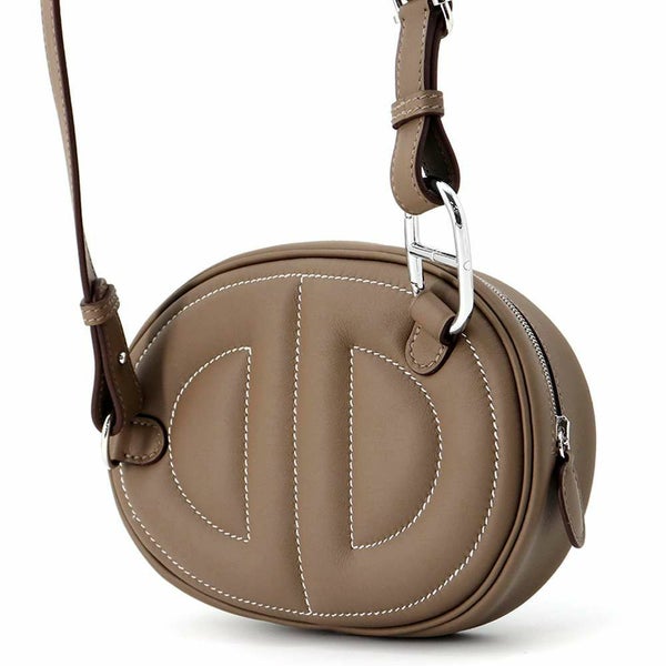 エルメス ウエストバッグ イン・ザ・ループ エトゥープ/シルバー金具 スイフト W刻印