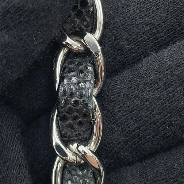 シャネル チェーンショルダーバッグ マトラッセ25 ココマーク キャビアスキン ダブルチェーン A01112 CHANEL 黒