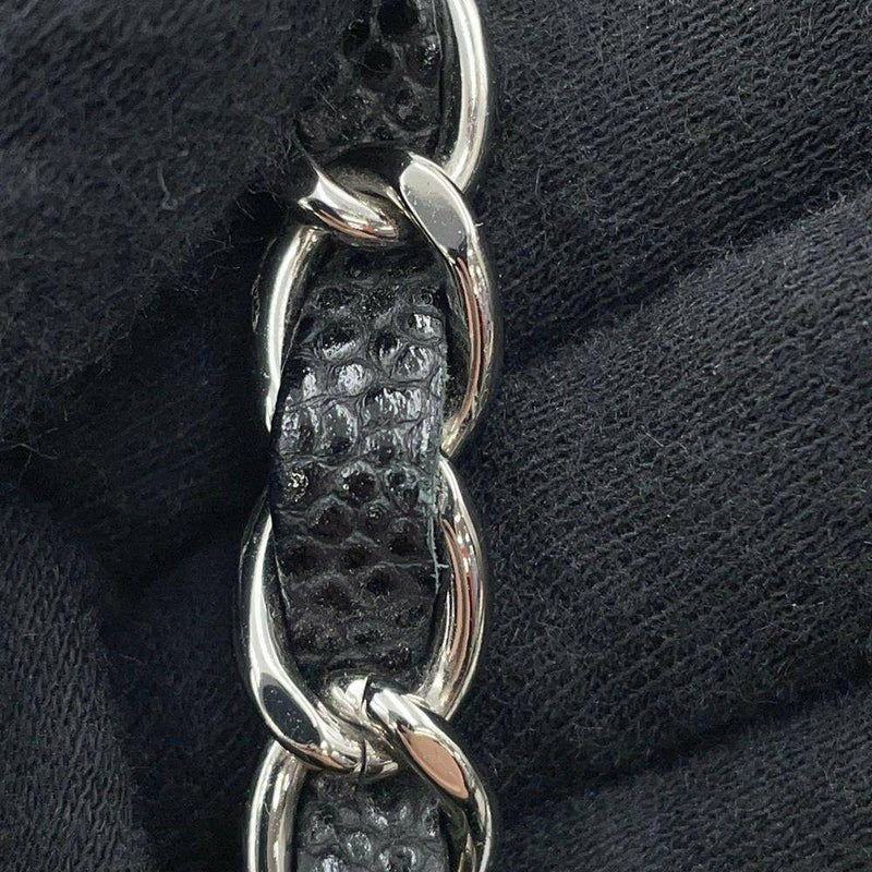 シャネル チェーンショルダーバッグ マトラッセ25 ココマーク キャビアスキン ダブルチェーン A01112 CHANEL 黒