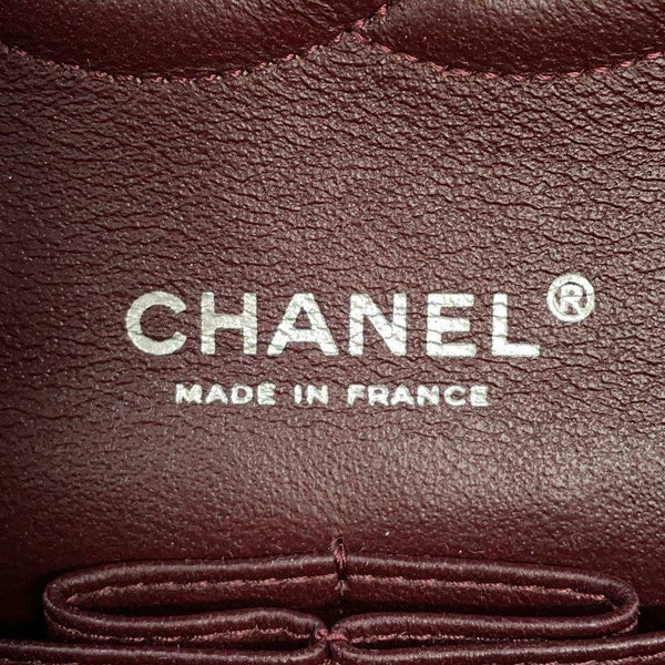 シャネル チェーンショルダーバッグ マトラッセ25 ココマーク ダブルチェーン ラムスキン A01112 CHANEL 黒