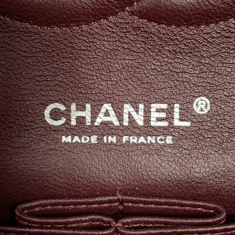 シャネル チェーンショルダーバッグ マトラッセ25 ココマーク ダブルチェーン ラムスキン A01112 CHANEL 黒
