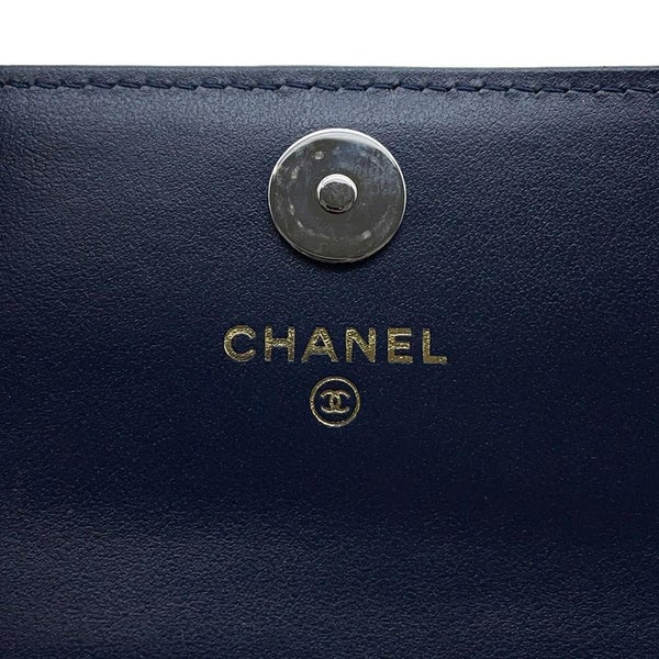 シャネル チェーンウォレット 19 コインパース デニム AP1787 CHANEL 財布