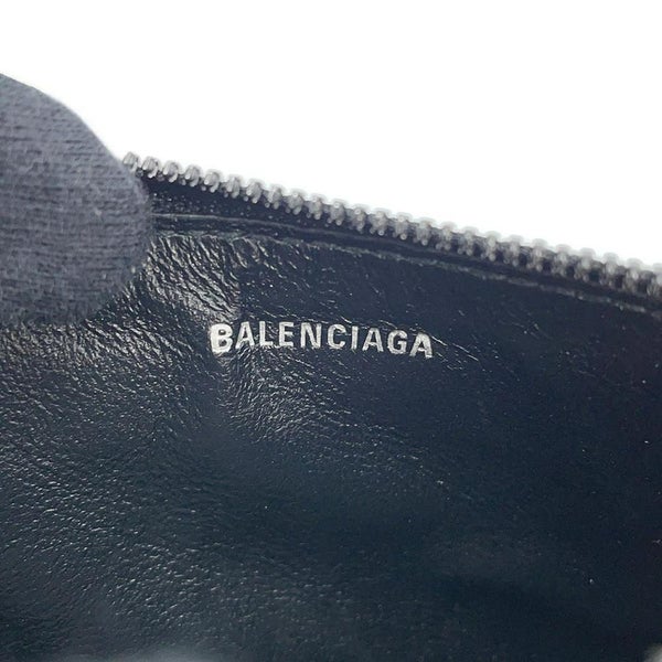 バレンシアガ コインケース フラグメントケース ロゴ 640535 BALENCIAGA 小銭入れ カードケース 黒