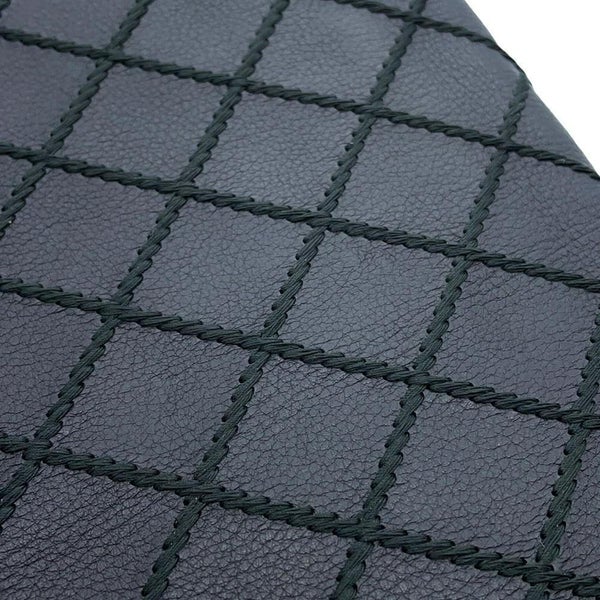 シャネル チェーンウォレット ワイルドステッチ ココマーク レザー CHANEL 財布 黒