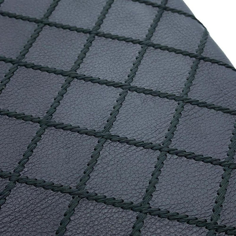 シャネル チェーンウォレット ワイルドステッチ ココマーク レザー CHANEL 財布 黒