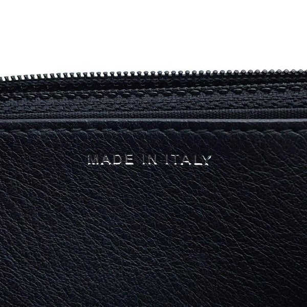 シャネル チェーンウォレット ワイルドステッチ ココマーク レザー CHANEL 財布 黒