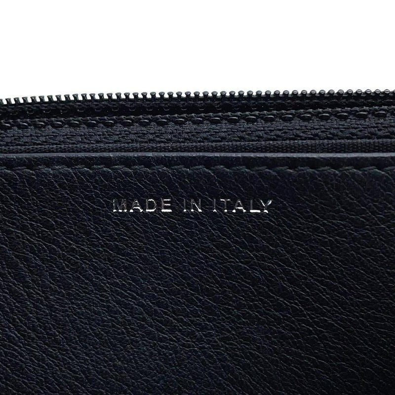 シャネル チェーンウォレット ワイルドステッチ ココマーク レザー CHANEL 財布 黒