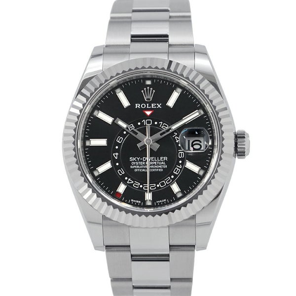 ロレックス スカイドゥエラー 326934 ROLEX 腕時計 黒文字盤