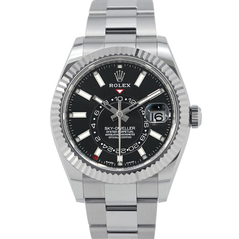 ロレックス スカイドゥエラー 326934 ROLEX 腕時計 黒文字盤