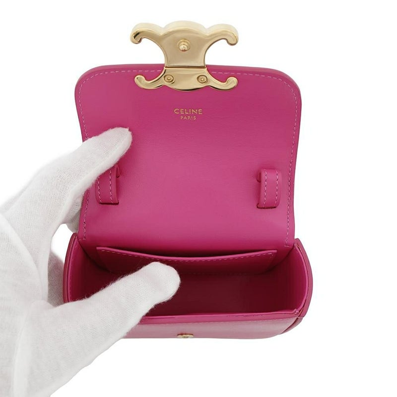 セリーヌ ショルダーバッグ ミニ クロード トリオンフ 10I513DPV CELINE ミニバッグ