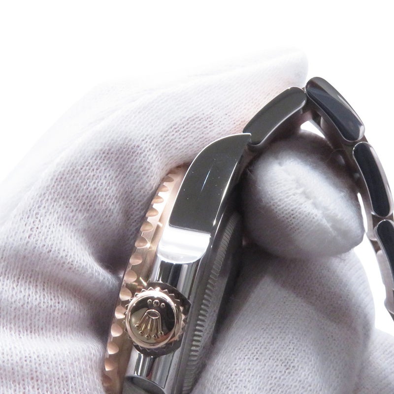 ロレックス GMTマスター2 デイト SS/K18PG 126711CHNR ROLEX 腕時計 エバーローズゴールド 黒文字盤