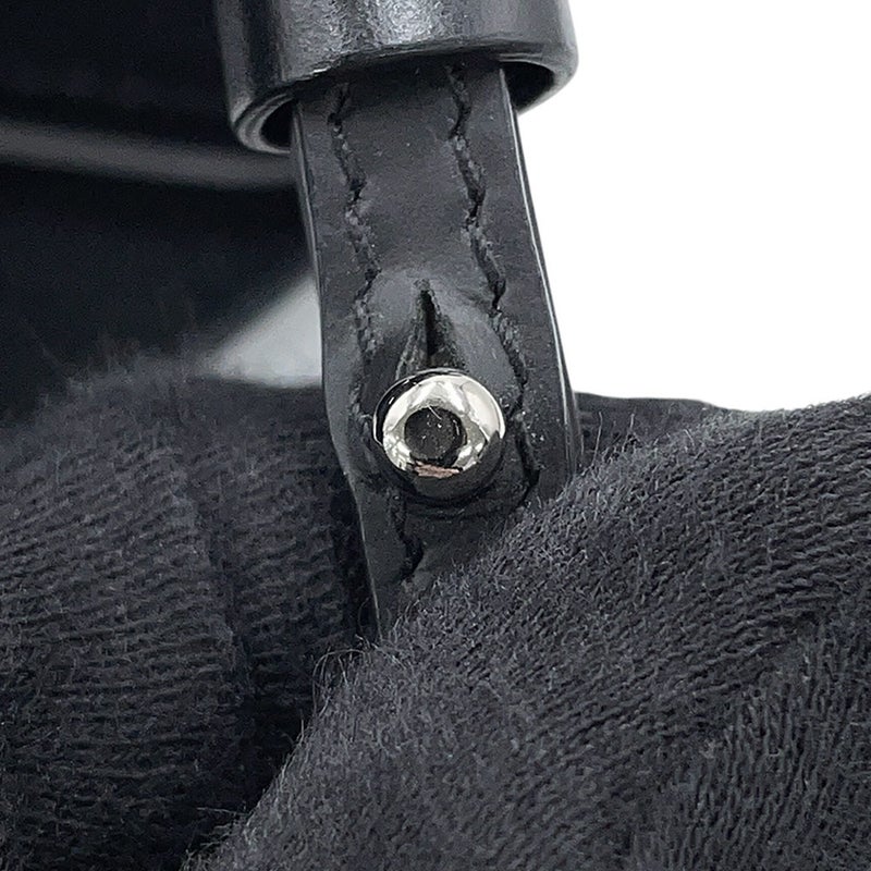 バレンシアガ ハンドバッグ ネイビーカバ XS ポーチ付 390346 BALENCIAGA 2way 白 黒