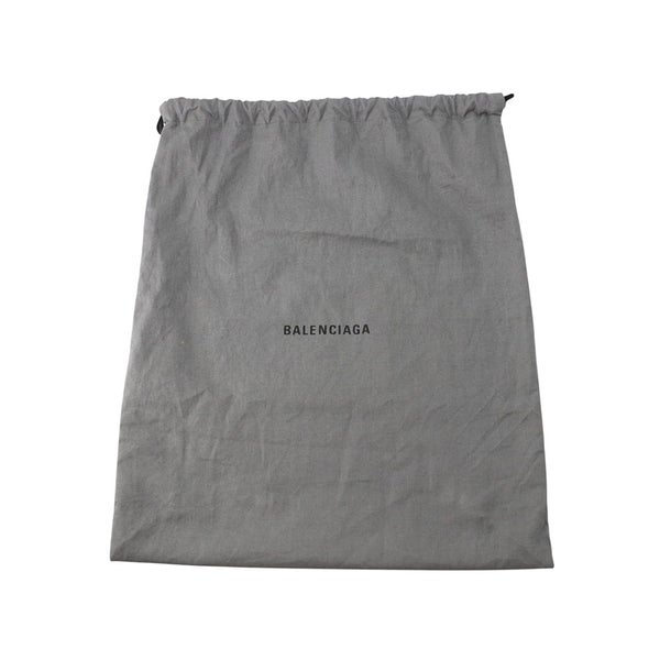 バレンシアガ ハンドバッグ ネイビーカバ XS ポーチ付 390346 BALENCIAGA 2way 白 黒