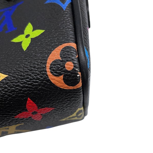 ルイヴィトン ハンドバッグ モノグラム・マルチカラー LV X TM ナノ・スピーディ M13406 ヴィトン 2way 村上隆 黒 ブラック