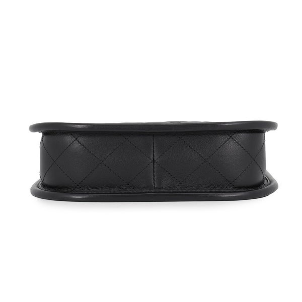 シャネル チェーンショルダーバッグ マトラッセ ココマーク ホーボー ラムスキン CHANEL 2ｗay 黒