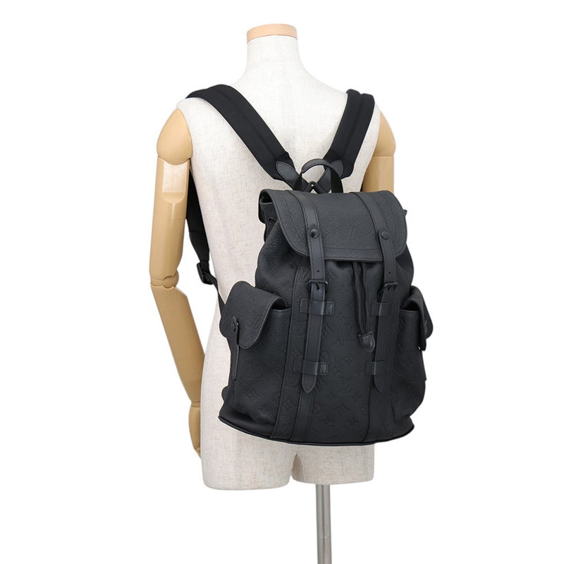 ルイヴィトン リュック モノグラム・トリヨン クリストファーPM M20899 LOUIS VUITTON バッグ バックパック ブラック 黒