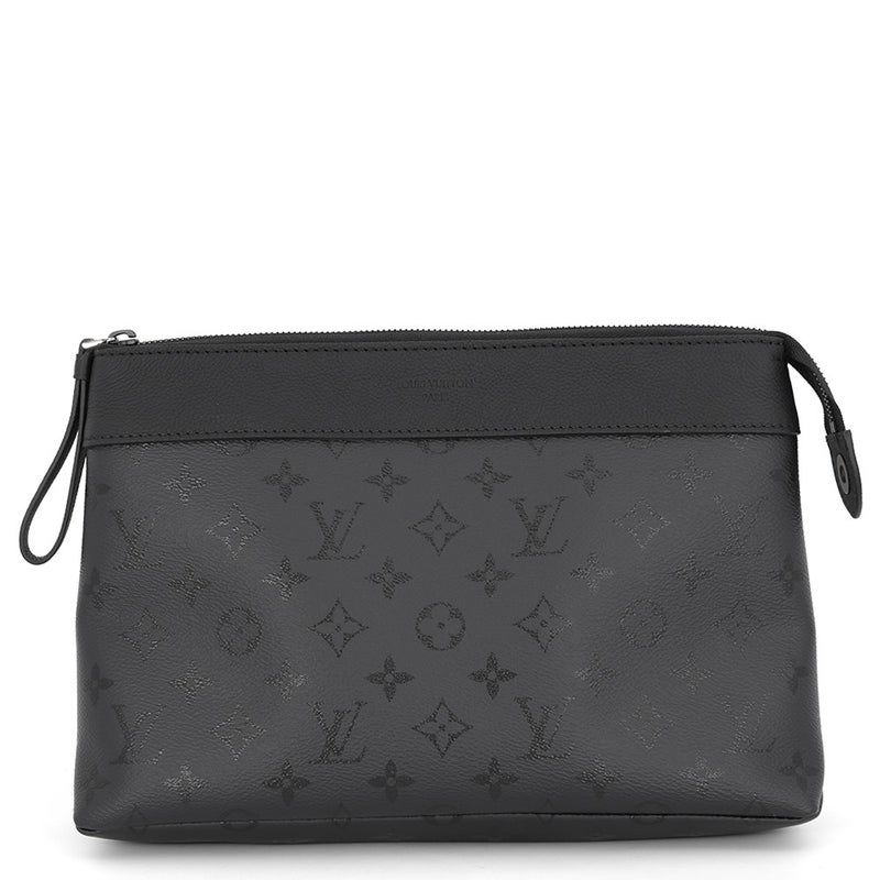 ルイヴィトン クラッチバッグ モノグラム・ミッドナイト ポシェット・ヴォワヤージュ スープル M82545 LOUIS VUITTON 黒 ブラック