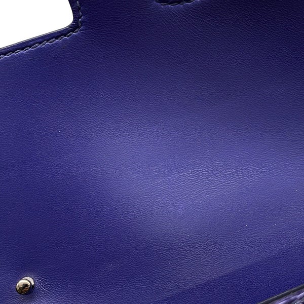 エルメス 長財布 コンスタンス トゥーゴー ロング アメジスト/シルバー金具 アリゲーターシャイン Z刻印 財布