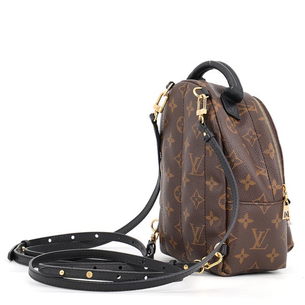 ルイヴィトン リュック モノグラム パームスプリングス バックパック MINI M44873 LOUIS VUITTON ミニバッグ 黒 ブラック
