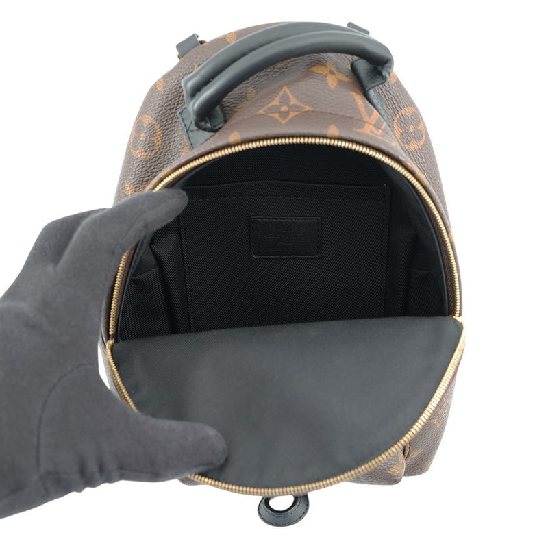ルイヴィトン リュック モノグラム パームスプリングス バックパック MINI M44873 LOUIS VUITTON ミニバッグ 黒 ブラック