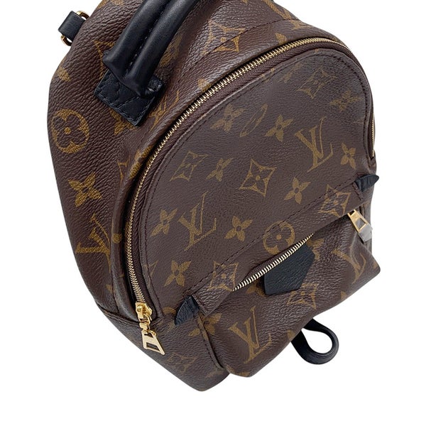 ルイヴィトン リュック モノグラム パームスプリングス バックパック MINI M44873 LOUIS VUITTON ミニバッグ 黒 ブラック