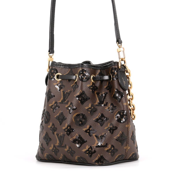 ルイヴィトン ショルダーバッグ モノグラム/スパンコール ノエBB M26284 LOUIS VUITTON ヴィトン バッグ 2way 黒 ブラック