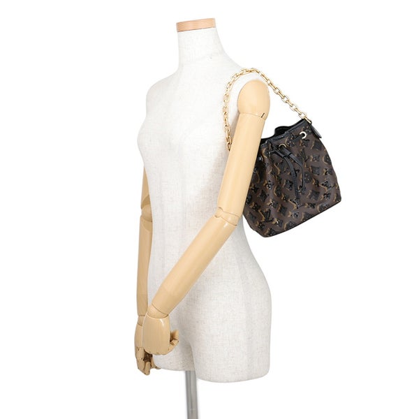 ルイヴィトン ショルダーバッグ モノグラム/スパンコール ノエBB M26284 LOUIS VUITTON ヴィトン バッグ 2way 黒 ブラック