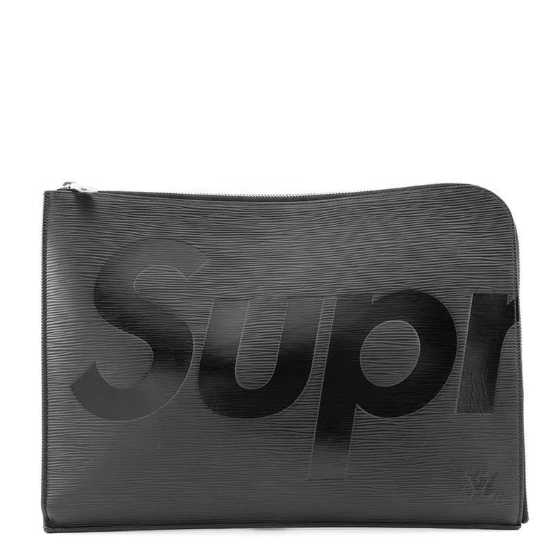 ルイヴィトン クラッチバッグ エピ シュプリーム ポシェット・ジュールGM M67754 LOUIS VUITTON Supreme 黒 ブラック