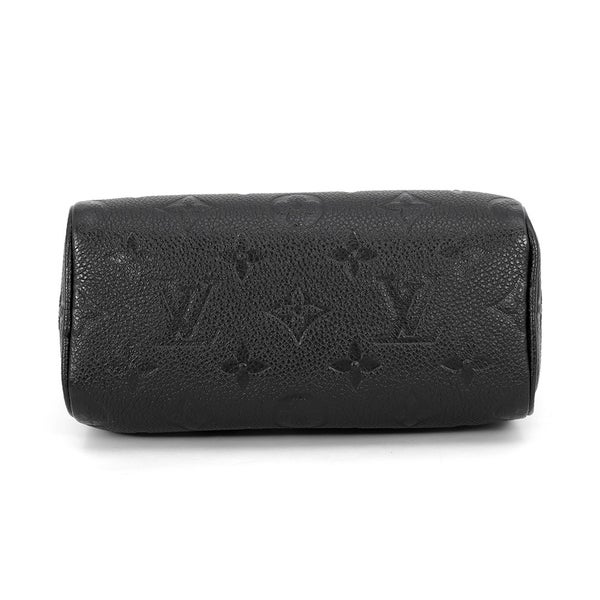ルイヴィトン ハンドバッグ モノグラム・アンプラント ナノ・スピーディ M82450 LOUIS VUITTON 2way 黒 ブラック