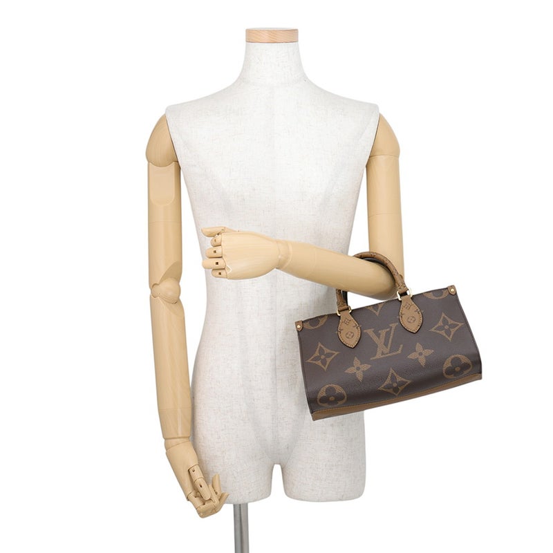 ルイヴィトン ハンドバッグ モノグラム・リバース/モノグラム・ジャイアント オンザゴー EW M46653 LOUIS VUITTON 2way