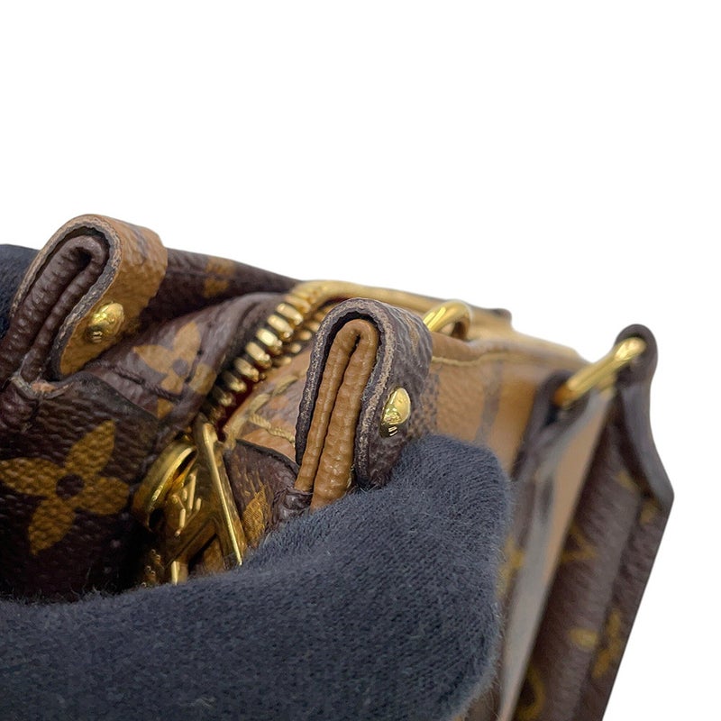 ルイヴィトン ハンドバッグ モノグラム・リバース/モノグラム・ジャイアント オンザゴー EW M46653 LOUIS VUITTON 2way